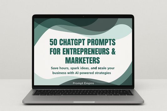 AI Prompt Pack: 50 Ready-Made ChatGPT Prompts